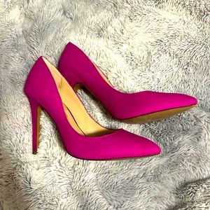 magenta jessica simpson heels ! size 8!